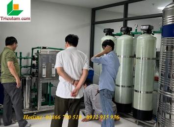 Thi công hệ thống lọc nước 1000l/h tại Long Điền, Vũng Tàu