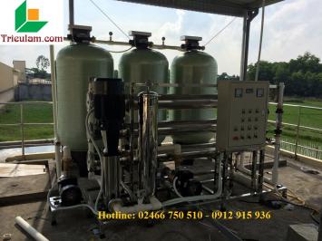Lắp đặt hệ thống máy lọc nước tinh khiết RO công nghiệp công suất lớn Doanh trại quân đội tại Hồ Chí Minh