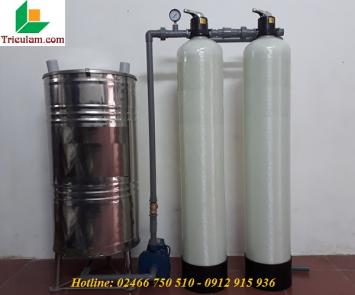 Hệ thống lọc nước giếng khoan 2 cột Composite